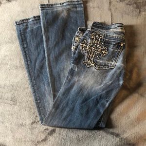 MISS ME boot cut jeans